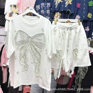 White women Shirt with Silver Embellishments